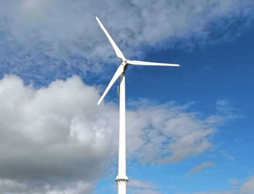 10 KW windturbine geplaatst
